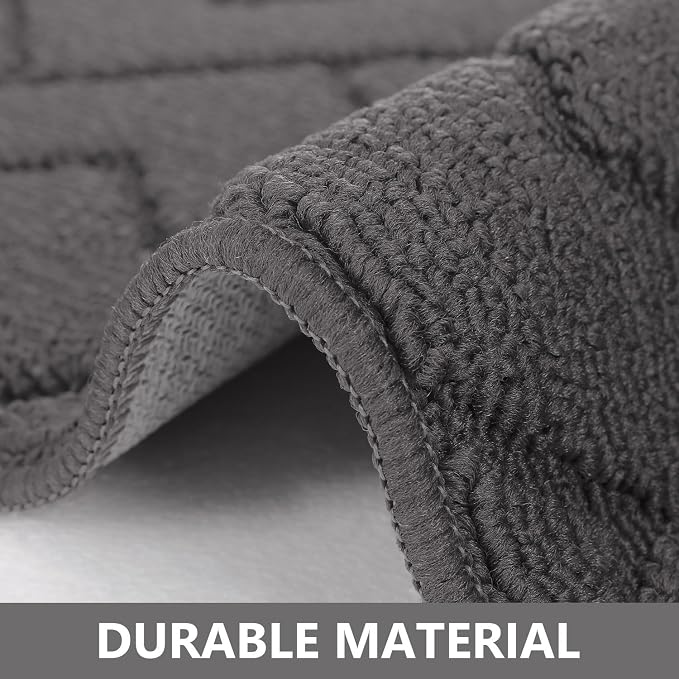 hicorfe Indoor Doormat, Front Back Door Mat Rubber Backing Non Slip Door Mats - Image 3