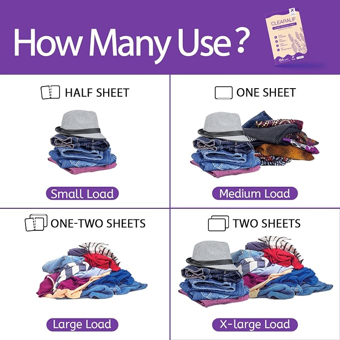 CLEARALIF Laundry Detergent Sheets, 64 Load - Image 6