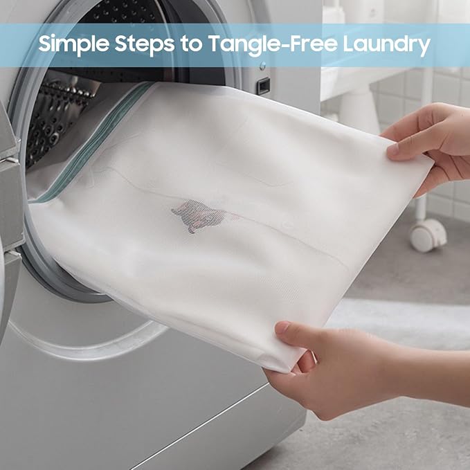 4 Pcs Large Mesh Laundry Bags for Delicates Intimates Lingerie - Image 6