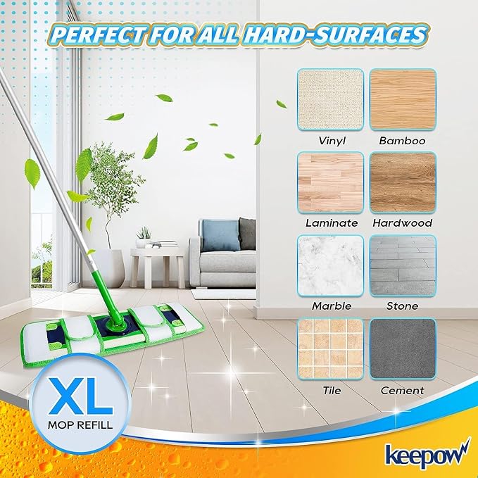 KEEPOW XL Mop Pads Compatible - Image 5
