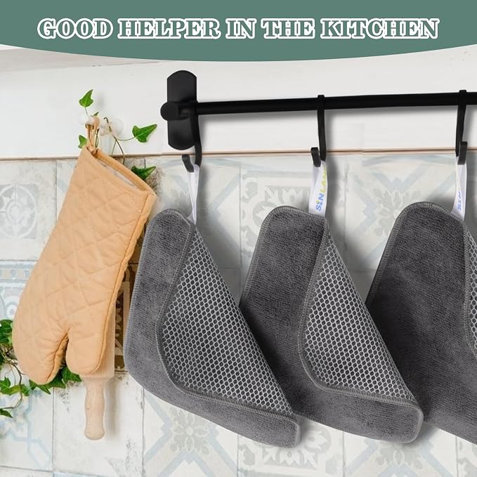 SINLAND Microfiber Dish Cloth for Washing Dishes Dish Washing Rags Best Kitchen - Image 6