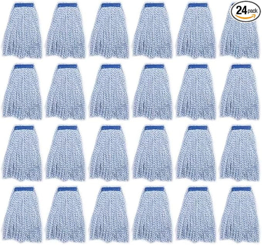 Matthew Cleaning Looped-Open Cotton Wet Mop 1.25'' Universal Headband Heavy by MATTHEWCLEANINGPRODUCTS