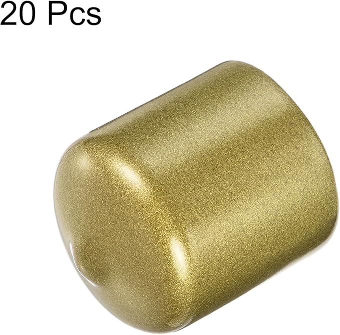 uxcell 20pcs Rubber End Caps 1 1/8" ID Vinyl Round Tube Bolt Cap Cover Thread - Image 2