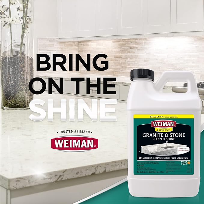 Weiman Disinfecting Granite Daily Clean & Shine Refill, 64 Oz - Image 7