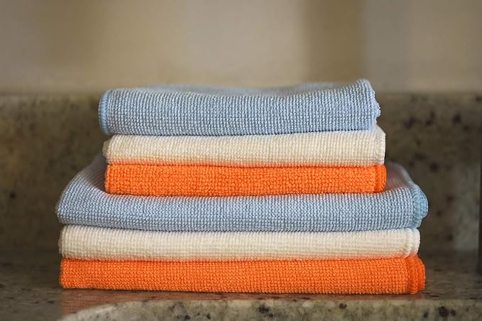 Tricol Clean Certified Recycled Microfiber Cleaning Cloths, Made from Plastic - Image 3