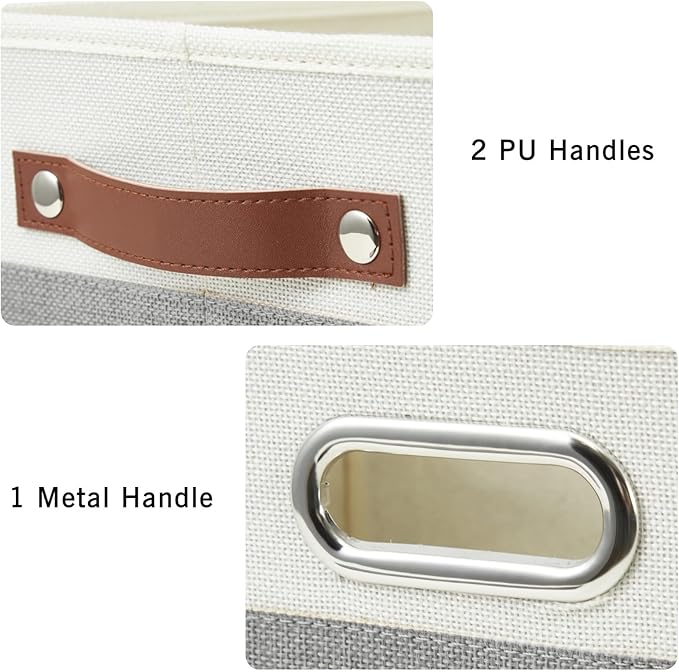 Large Collapsible Fabric Storage Bins - Image 5