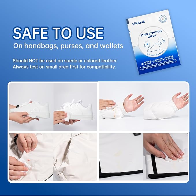 100-Pack Stain Remover Wipes, Portable Clothing Stain Remover Wipes, Instant - Image 6