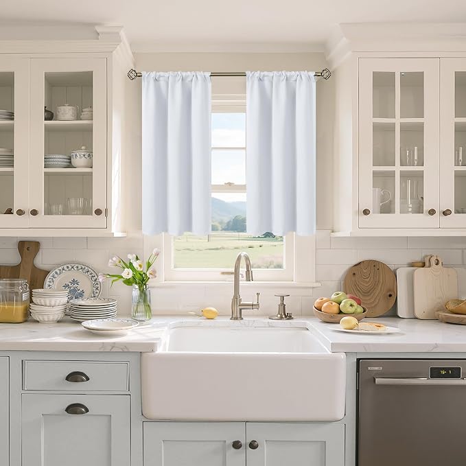 BGment Room Darkening Curtains 45 Inches Length - Image 2