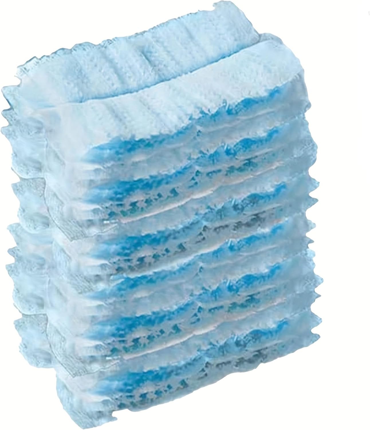 10PCS Electrostatic Microfiber Duster Refills Disposable Lint Free Design for Home, Furniture, Electronics, Fits Most Duster Heads, Blue