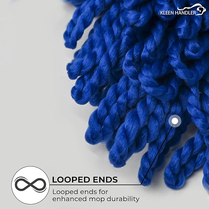 Kleen Handler 24 inch Microfiber Dust Mop | Medium Washable Commercial Mop Head - Image 9