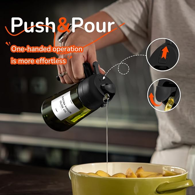 TrendPlain - Original 16oz/470ml Olive Oil Dispenser Bottle - Image 5