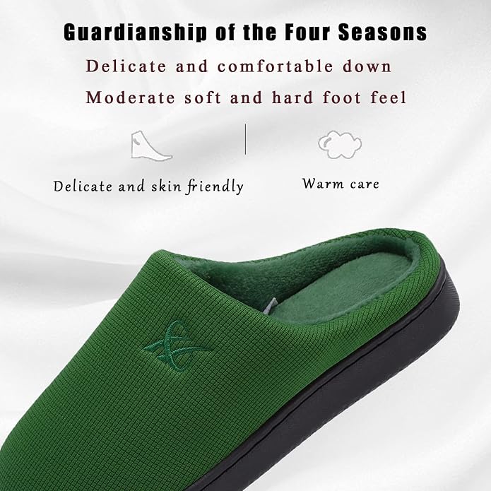 Memory Foam Slippers for Women's and Men's Casual House Shoes - Image 2