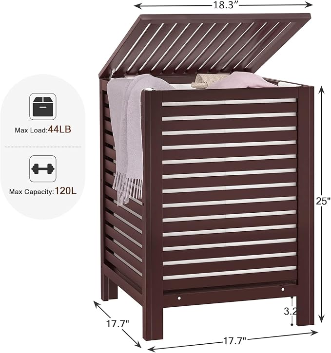 Homykic Bamboo Laundry Hamper - Image 5