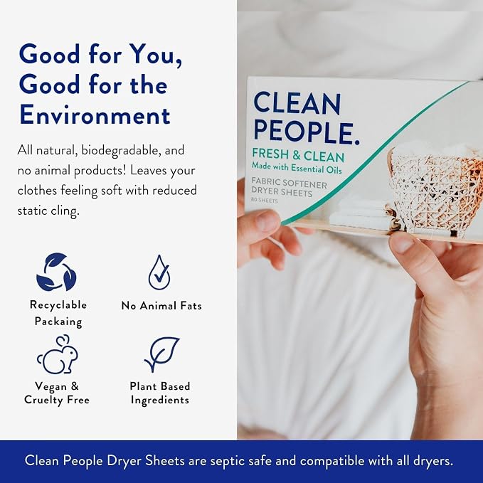 The Clean People Fabric Softener Sheets - Image 2