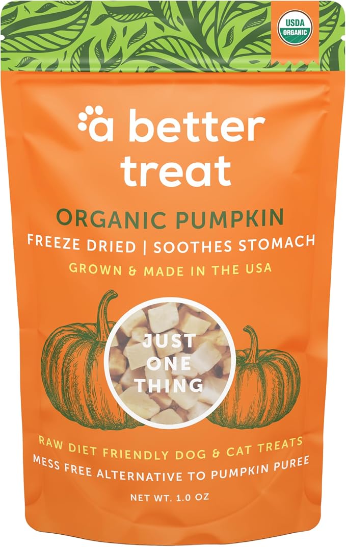 A Better Treat – Freeze Dried Organic Pumpkin Dog and Cat Treats, Single by ABetterTreat