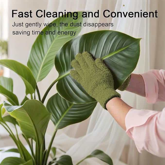 Microfiber Gloves For Plant Dusting - Image 2