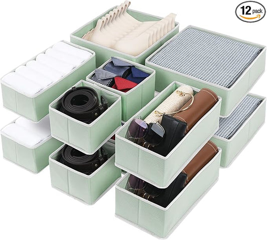 Cupic Cupid Drawer Organizer, Dresser Organizers, Foldabe Drawer Organizer by Unknown