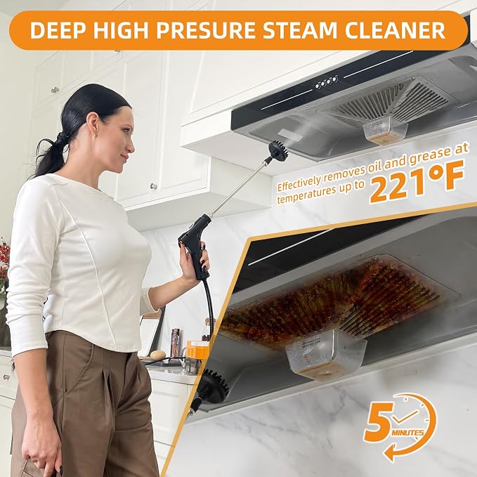 Pressurized Handheld Steam Cleaner, High Pressure Steam Cleaner - Image 3