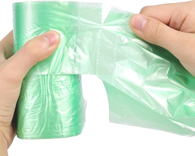 2.6 Gallon Trash Bag 150 Count, Unscented Strong Handle Tie Garbage Bags Fit 10 - Image 5