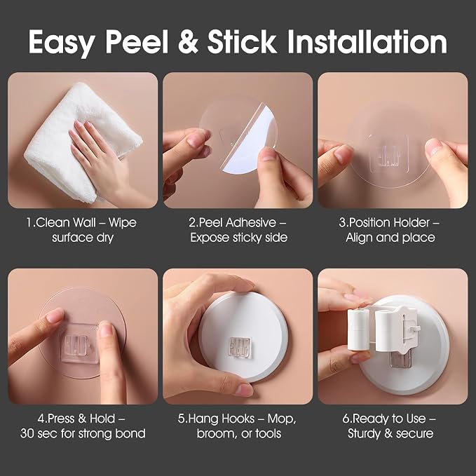 Mop Holder 3 Pack - Image 6