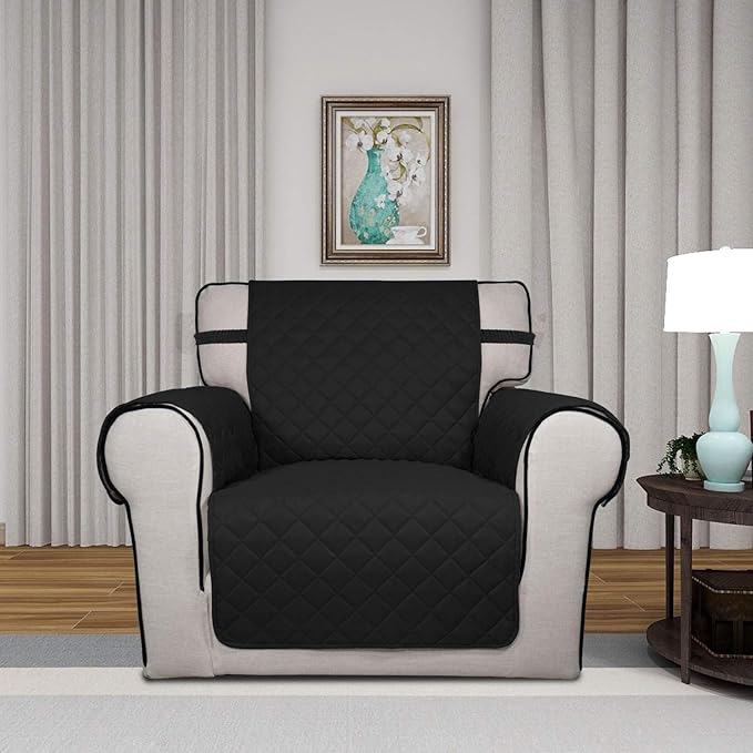 PureFit Reversible Quilted Sofa Cover, Water Resistant Slipcover Furniture - Image 2