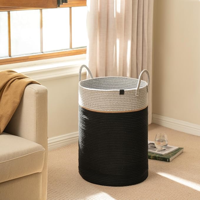 LA JOLIE MUSE Woven Basket Rope Storage Baskets - Image 4