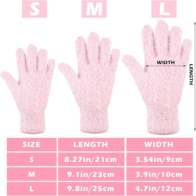 Patelai 3 Pairs Microfiber Plant Dusting Gloves Leaf Cleaning Gloves - Image 3