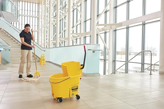 Rubbermaid Commercial Products WaveBrake 35 Qt. Side-Press Mop Bucket and - Image 17