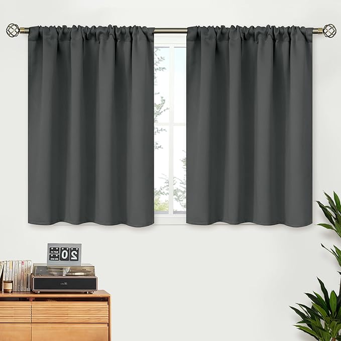 BGment Short Blackout Curtains 36 Inches Length by BGment