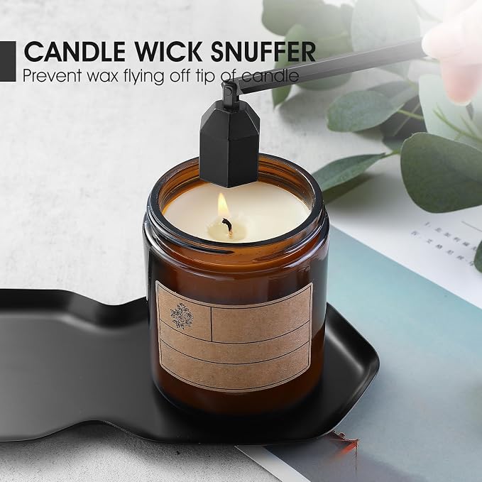 3-in-1 Candle Accessory Set, Wick Trimmer, Candle Snuffer, Wick Spoon, - Image 3