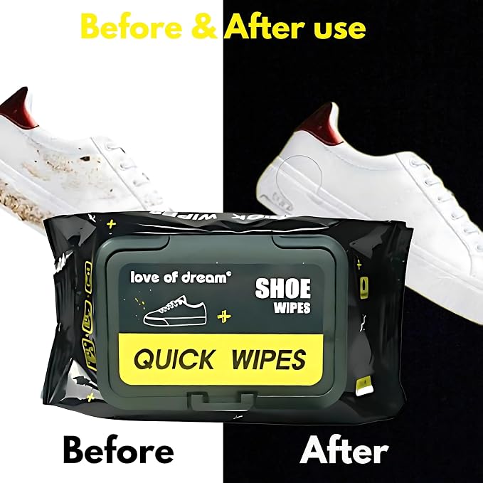 Shoe Wipes – 2 Pack Disposable, Pre-Moistened Sneaker & Shoe Cleaning Wipes – - Image 2