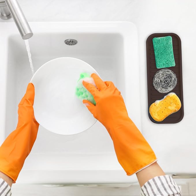 Zulay Kitchen Silicone Sponge Holder - Image 3