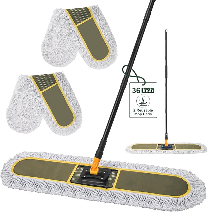 36" Commercial Dust Mops for Floor Cleaning by Ylebs