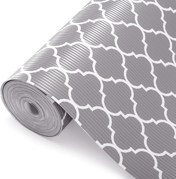 Glotoch Shelf Liner for Kitchen Cabinets Non Adhesive, Waterproof Shelf Paper by GlotochExpress