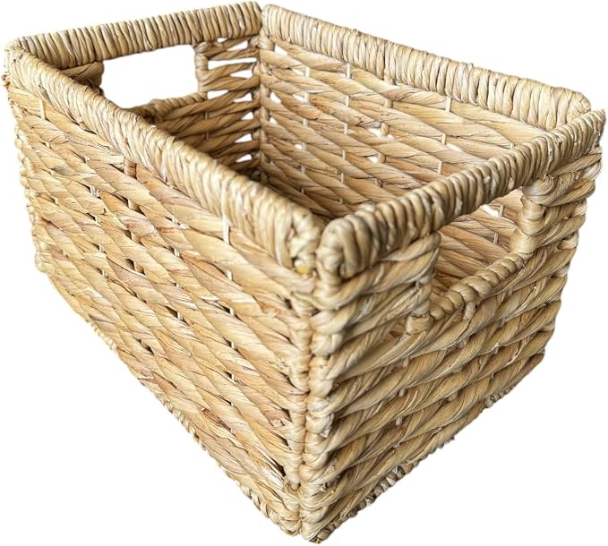 Wicker Basket For Shelves, Baskets for Organizing, Woven Storage Basket - Image 7