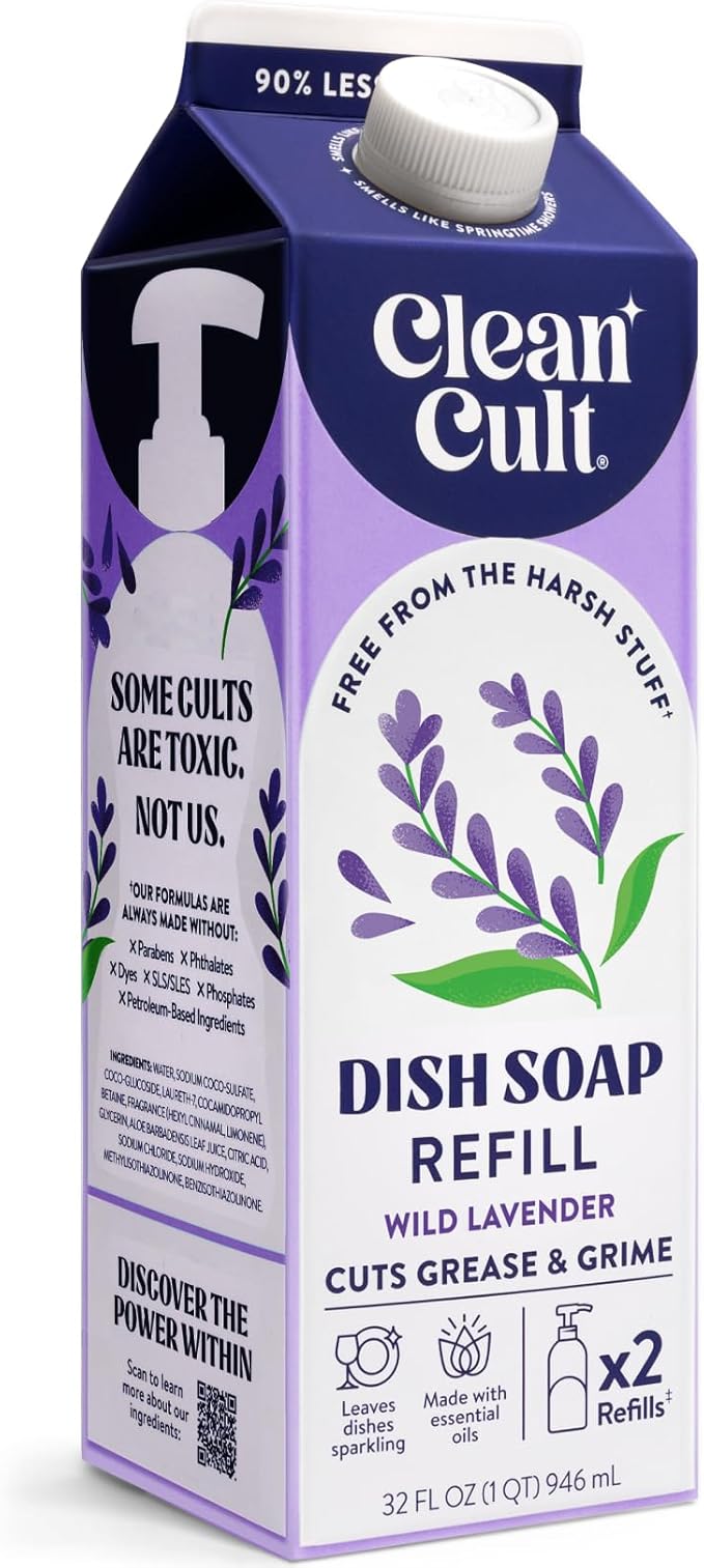 Cleancult Dish Soap Liquid Refill by Cleancult
