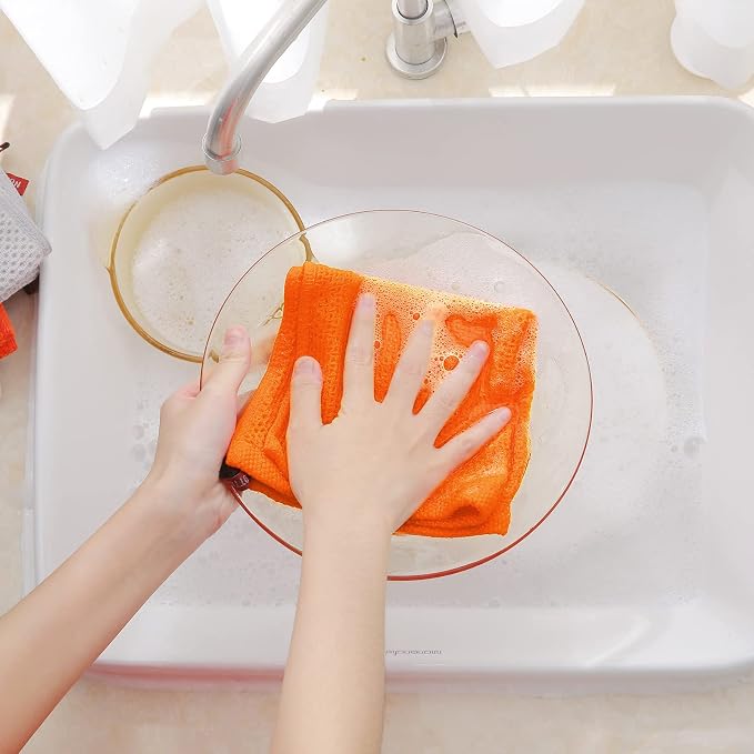 Homaxy 100% Cotton Waffle Weave Kitchen Dish Cloths, Ultra Soft Absorbent Quick - Image 4