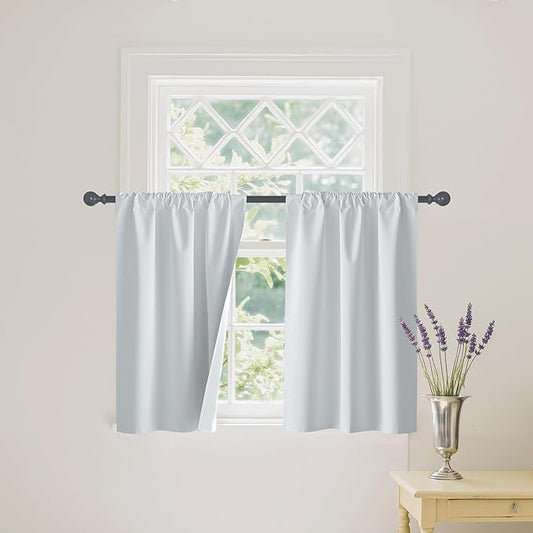 RYB HOME Mini Small 100% Blackout Curtains by RYBHOME