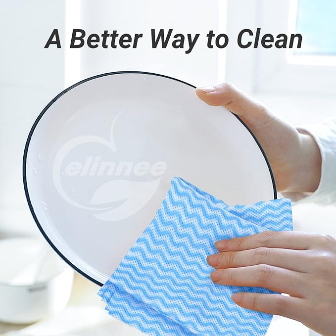Reusable Cleaning Cloths Dish Paper Towels, Domestic Cleaning Towels - Image 6