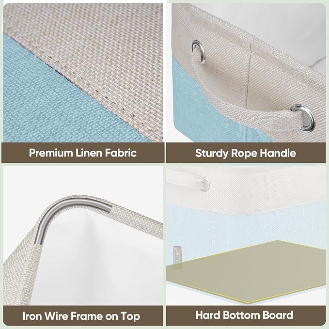 BALEINE 3 Pack Fabric Storage Bins - Image 7