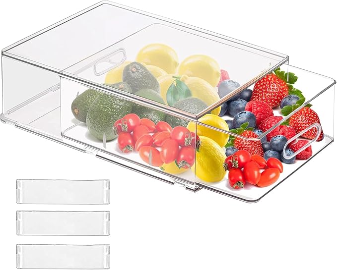 bealy Stackable Clear Storage Drawer by bealy