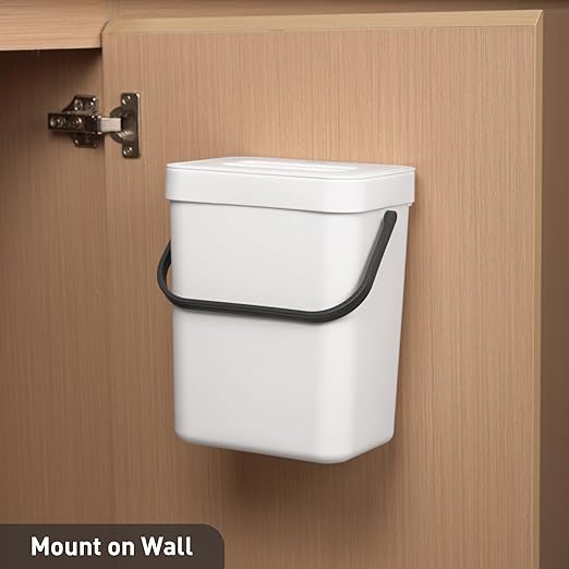 EKO Puro Mini Wall-Mounted Kitchen Trash Can - Image 5