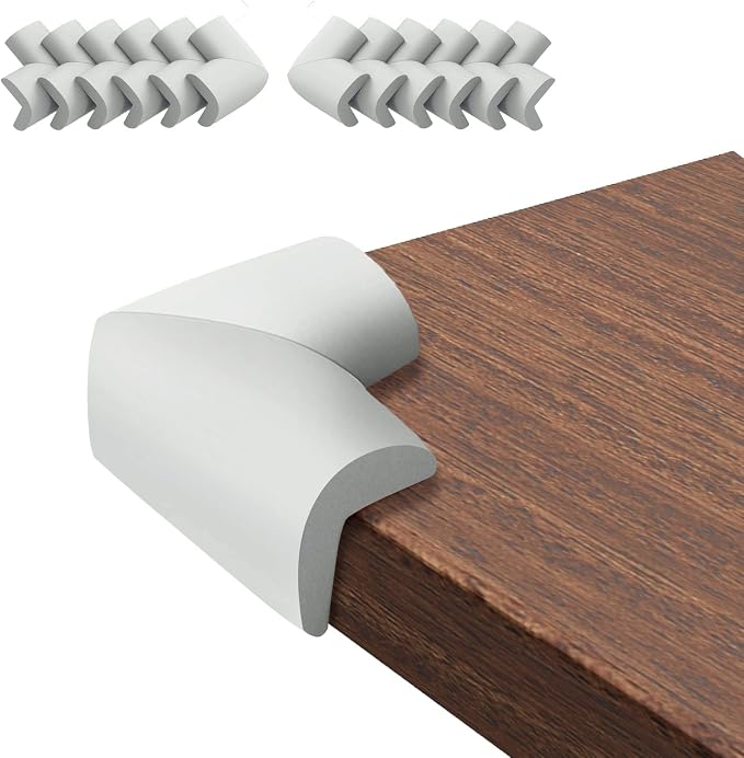 12 Pack Corner Protector Baby Proofing Corners and Edge Guards, Soft Safety - Image 2