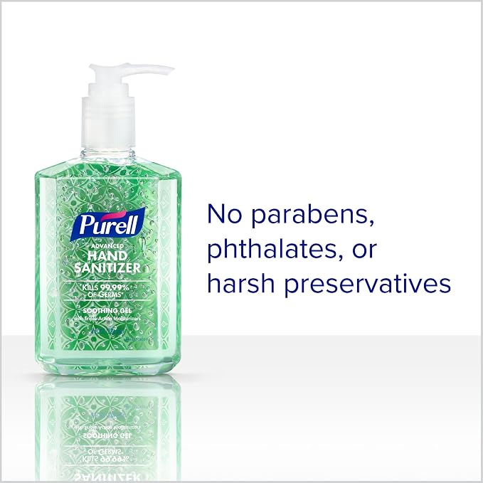 PURELL Advanced Hand Sanitizer Soothing Gel, Fresh Scent, 8 fl oz Pump Bottle - Image 4