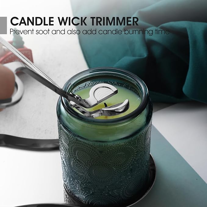 PATOISE 4 in 1 Candle Accessory Set, Candle Wick Trimmer Cutter, Candle Snuffer - Image 4