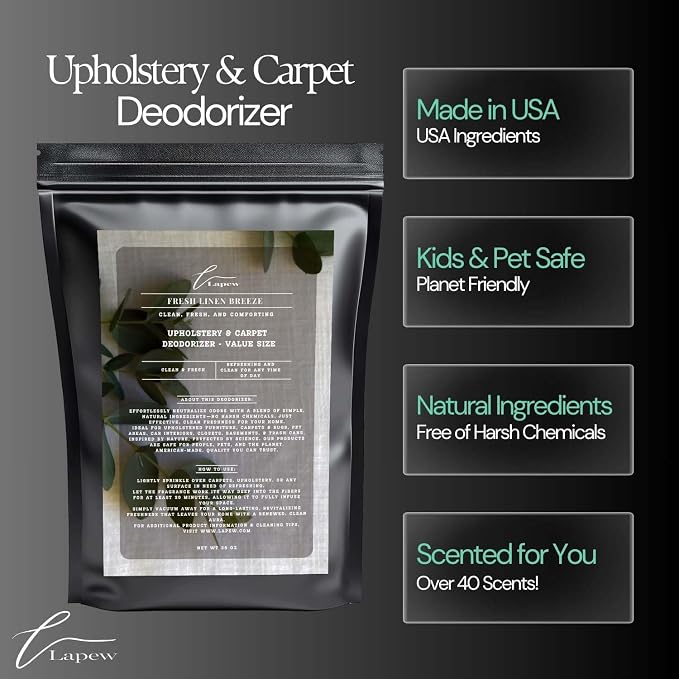 Fresh Linen Breeze Carpet Freshener Powder Refill 36 oz | Powerful Odor - Image 5