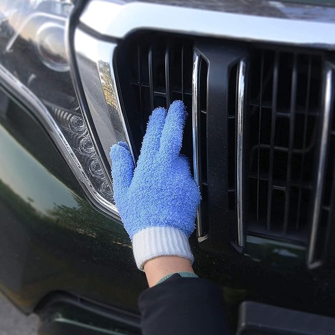 MIG4U Microfiber Dusting Gloves House Cleaning Glove - Image 5