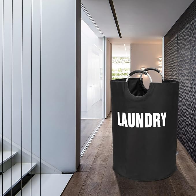 DOKEHOM 160L XX-Large Laundry Basket, Collapsible Laundry Bag, Foldable Laundry - Image 8