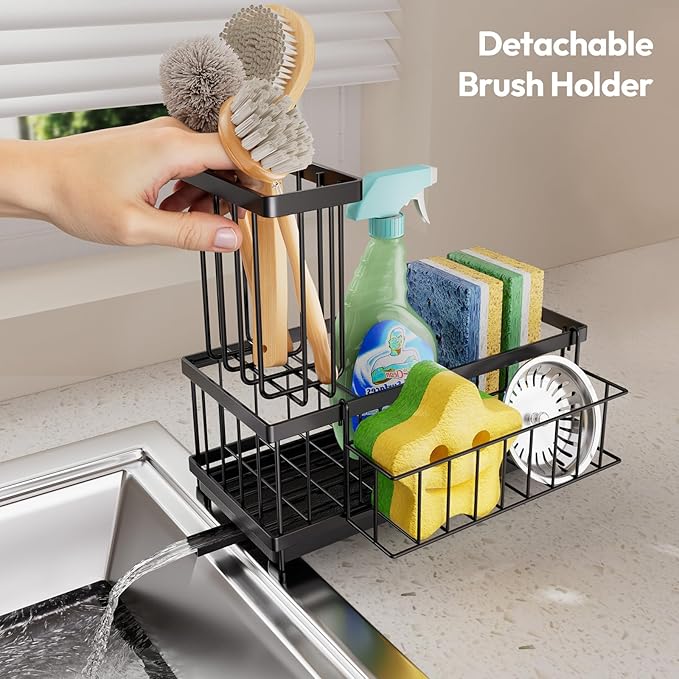 SWTYMIKI Sink Caddy Sponge Holder - Image 6