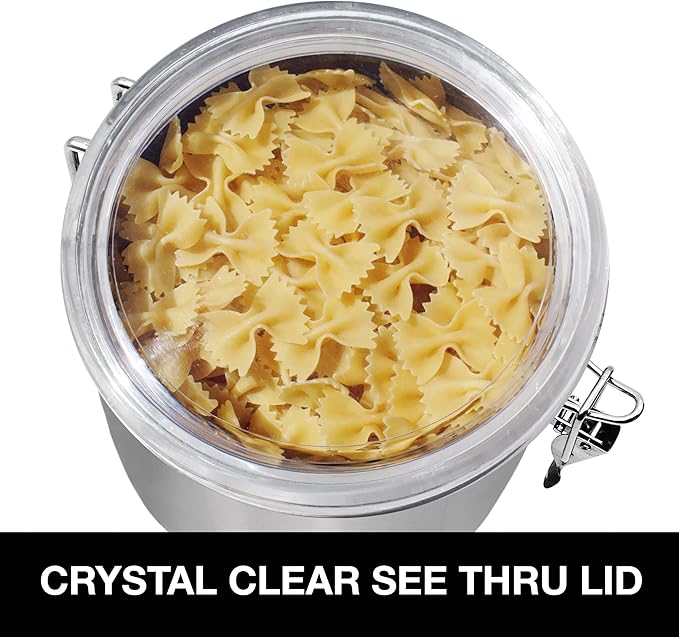 Oggi Stainless Steel Kitchen Canister 152 fl oz - Image 4